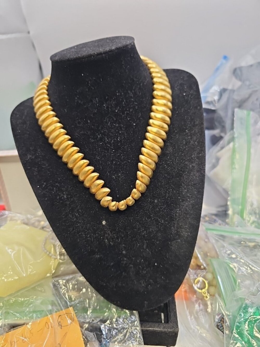 Necklace Joan Rivers Goldtone 16" Inch Signed